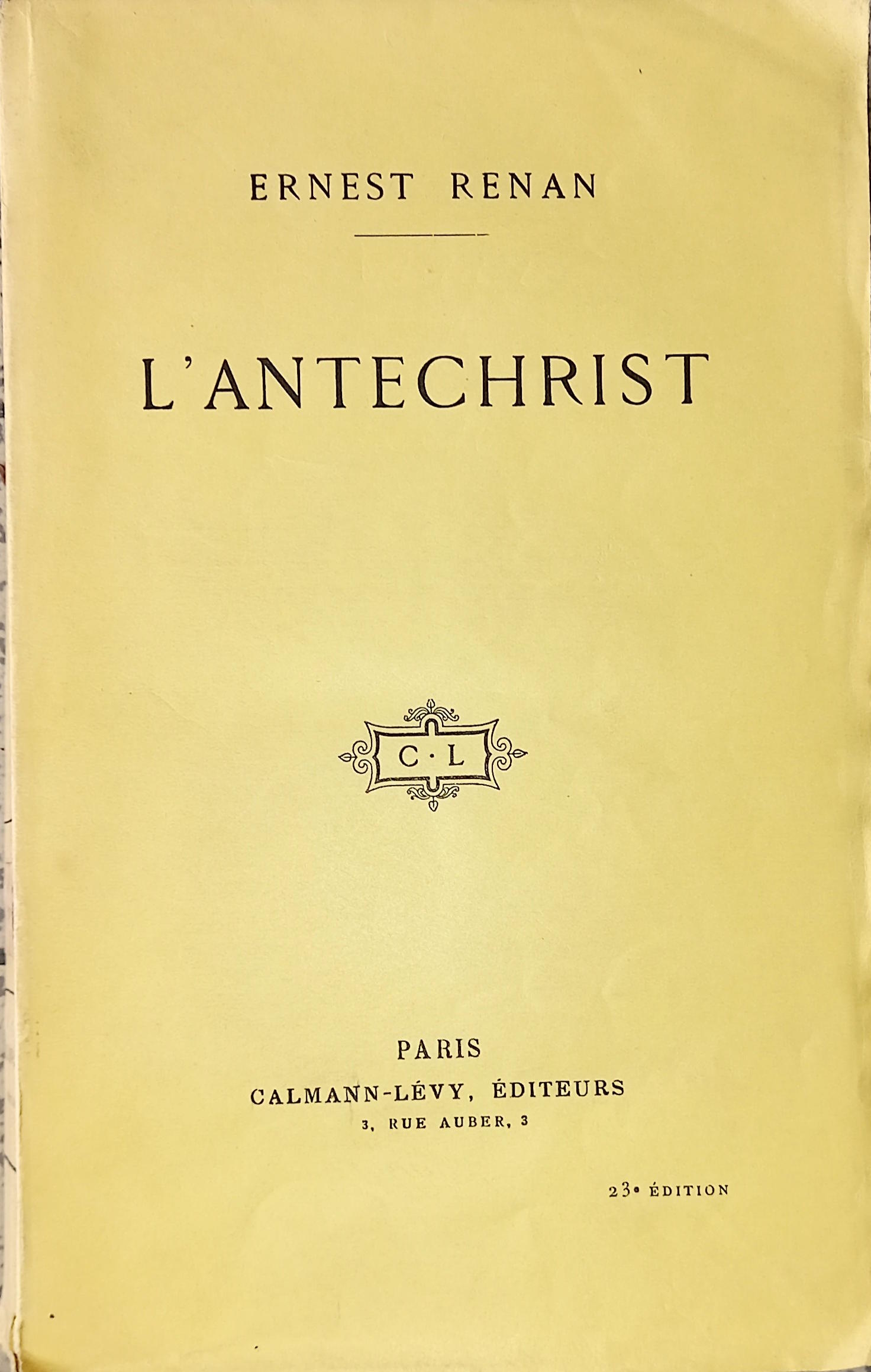 L'Antéchrist.