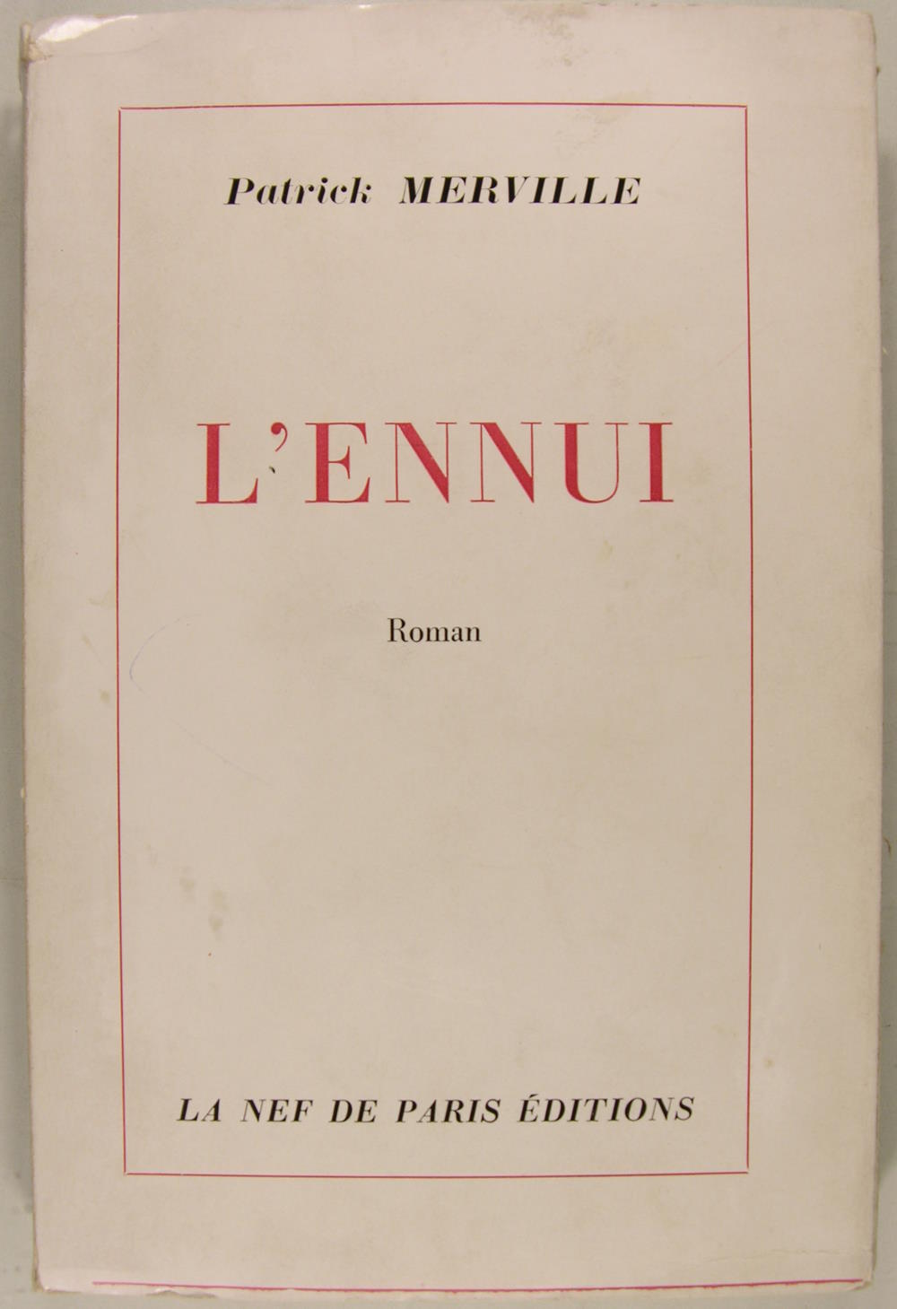 L'ennui