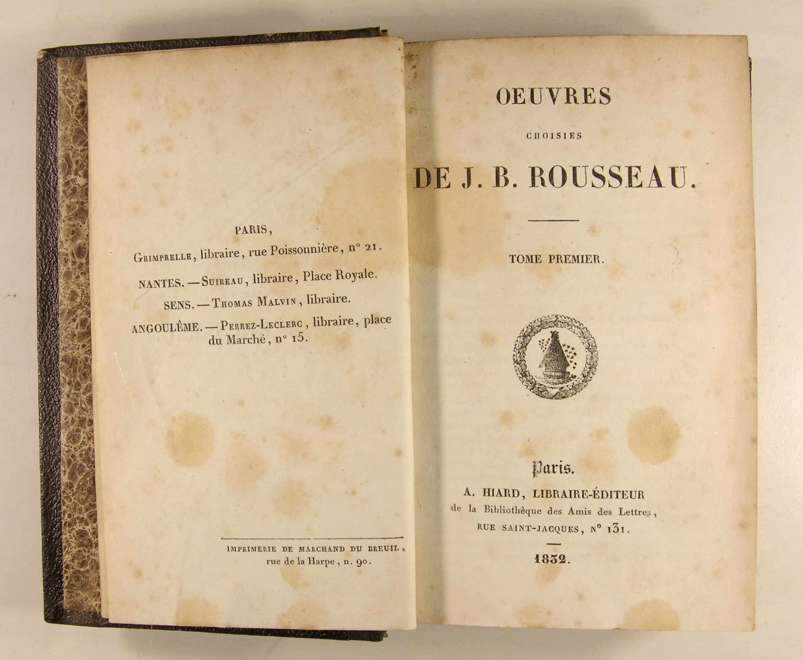 La nouvelle Héloise - Emile ou de l'éducation - Les …