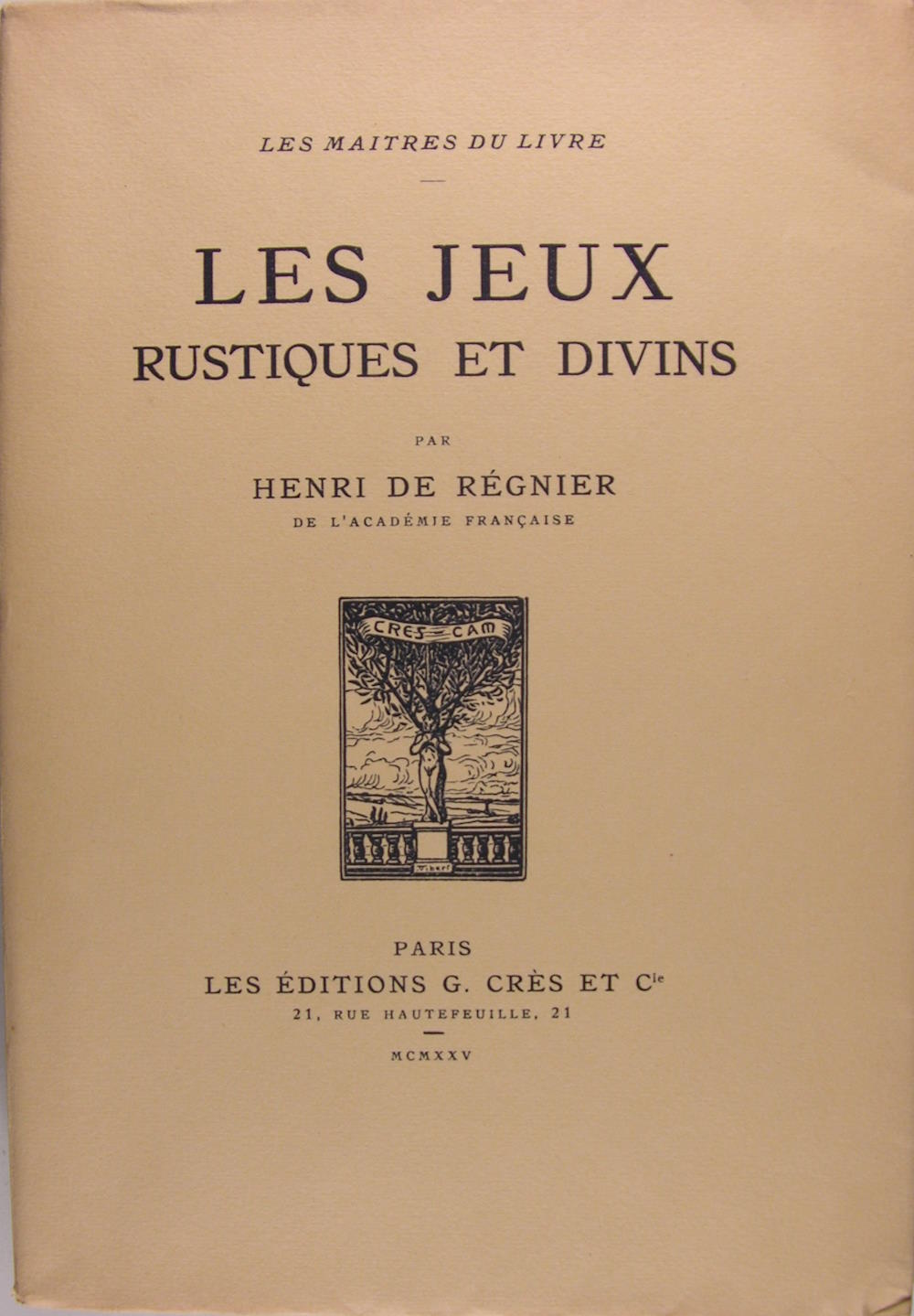 Les jeux rustiques et divins.