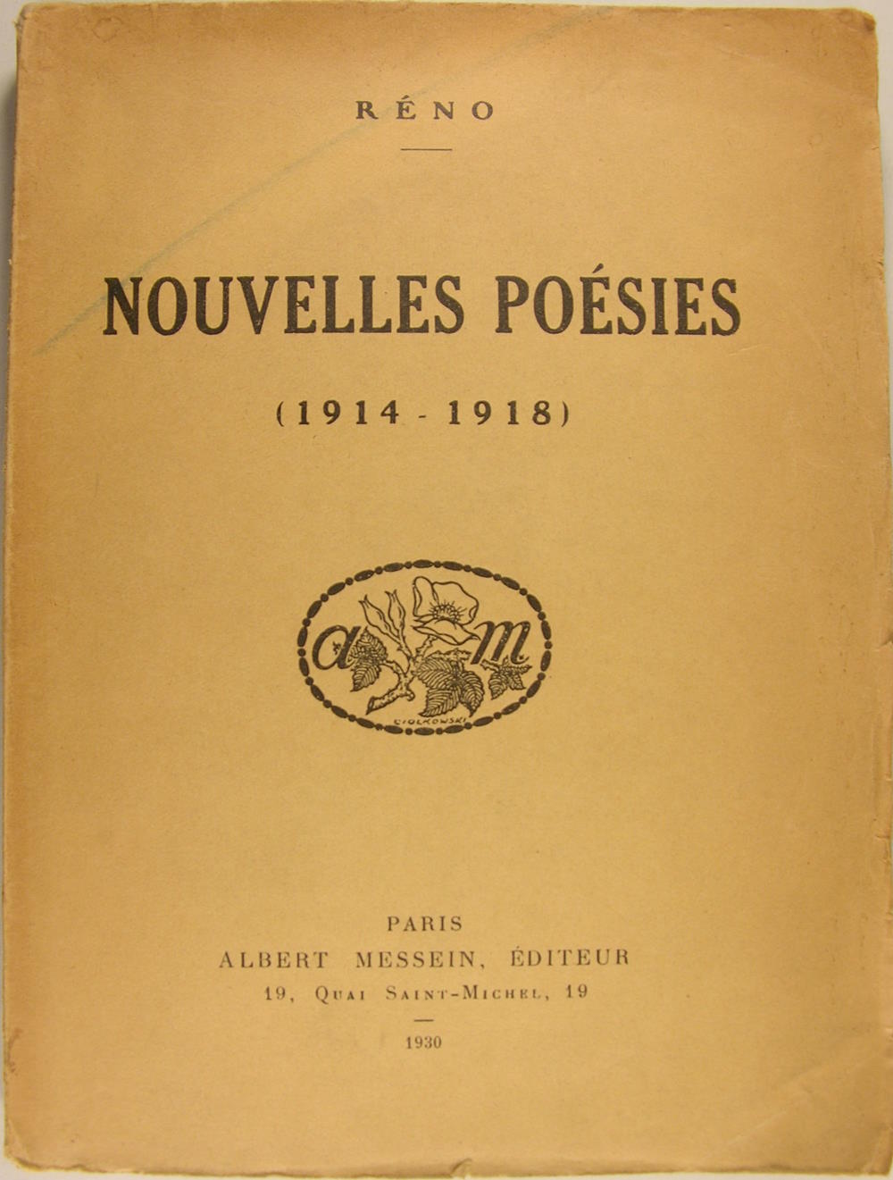 Nouvelles poésies (1914-1918).