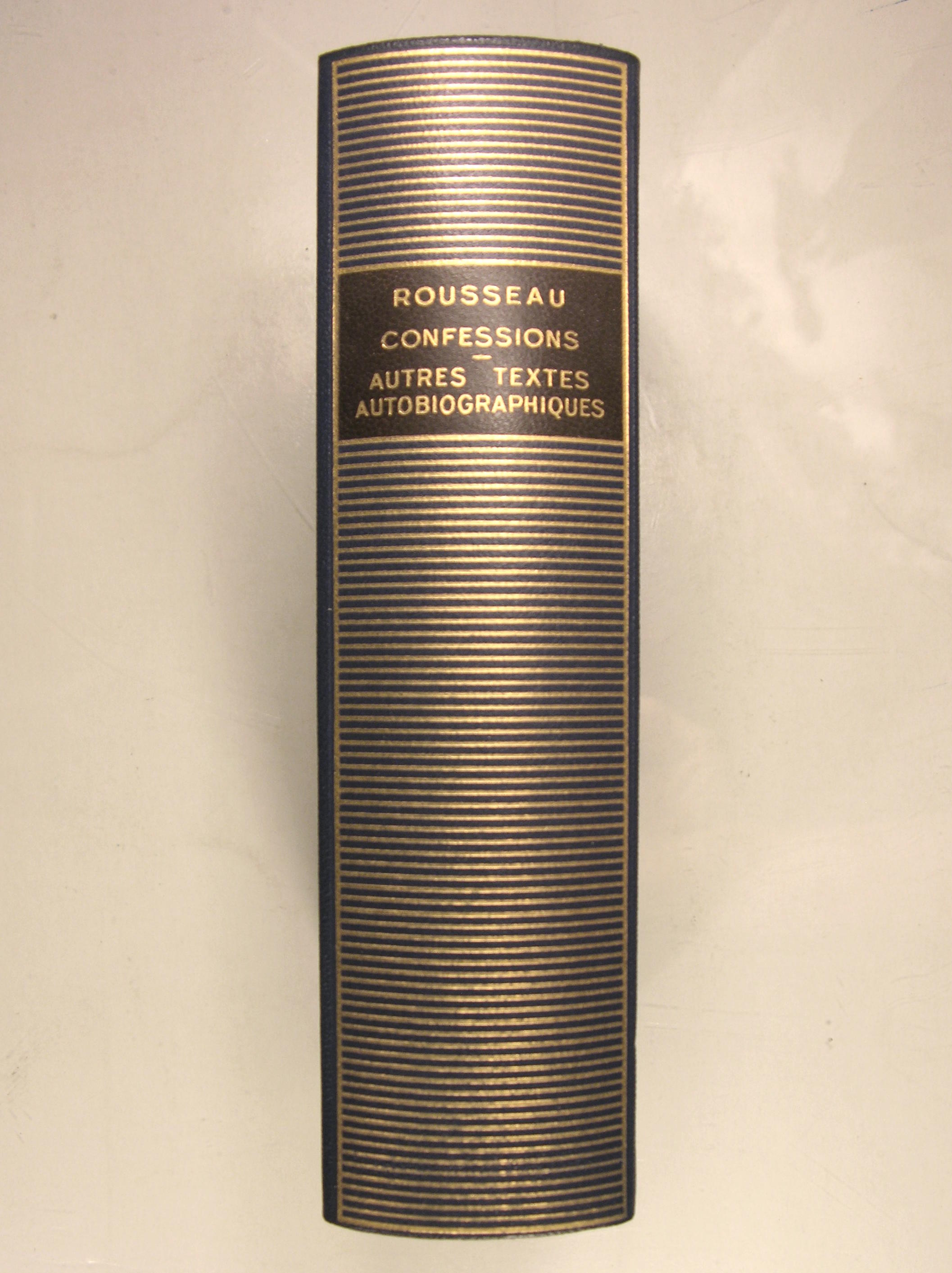Oeuvres complètes tome 1 : Les confessions - Autres textes …