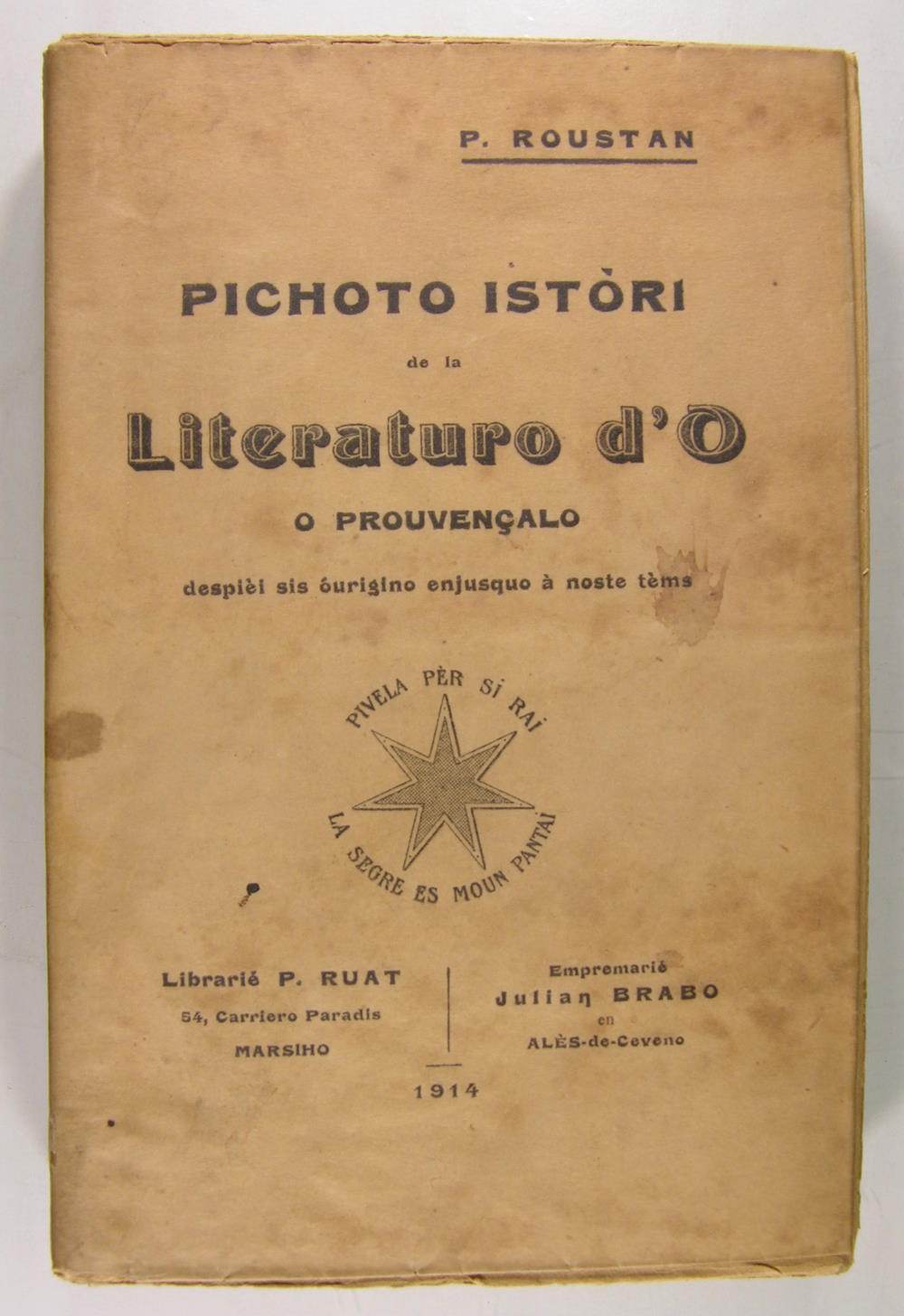 Pichoto istori de la Literaturo d'O o prouvençalo, despièi sis …