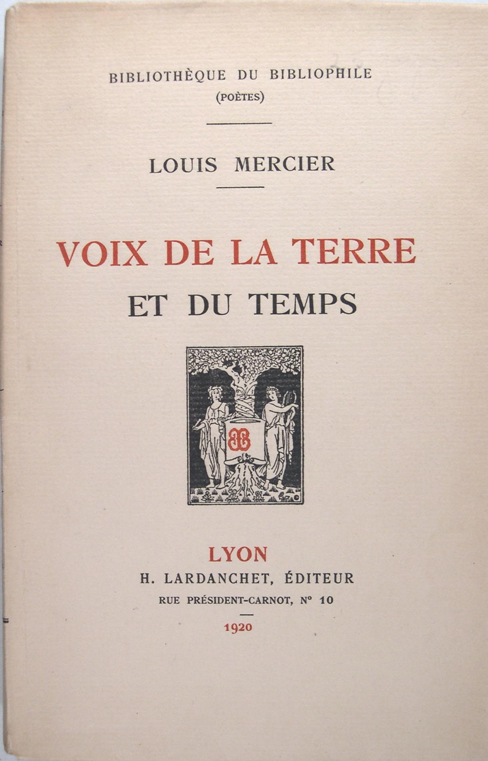 Voix de la terre et du temps.