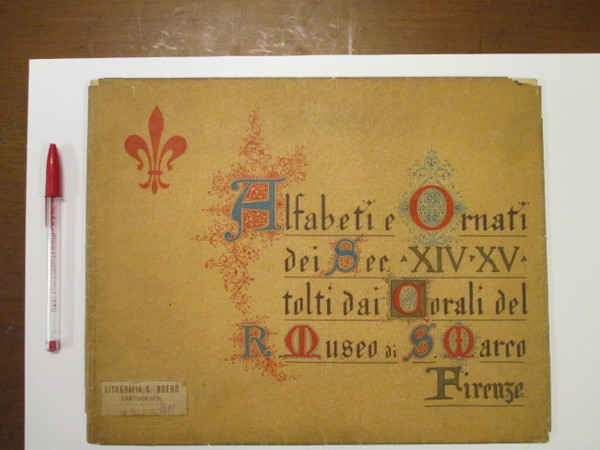 Alfabeti ornati dei Sec. XIV-XV tolti dai Corali de R. …
