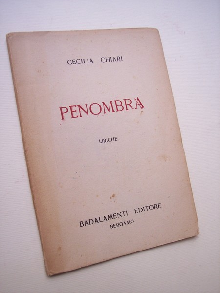 Penombra. Liriche.