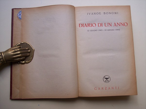 Diario di un anno. (2 giugno 1943 - 10 giugno …