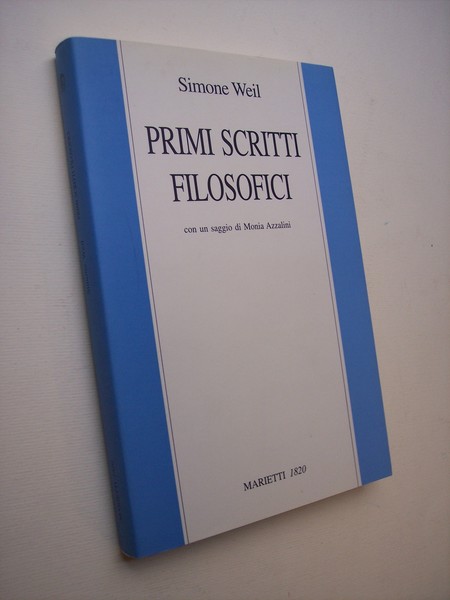 Primi scritti filosofici.