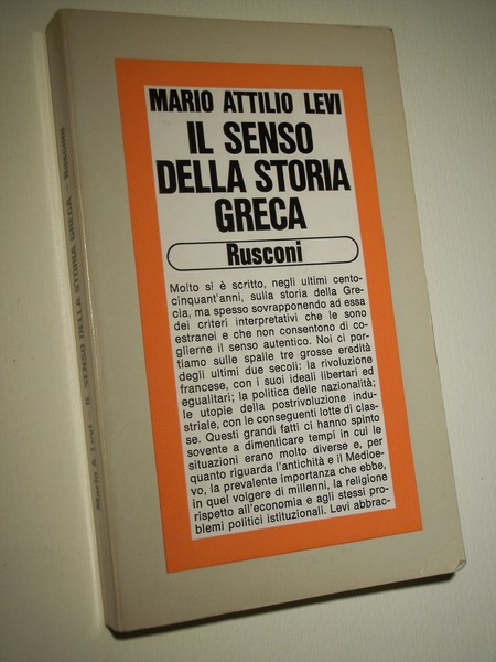 Il senso della storia greca.