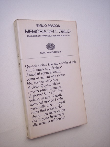 Memoria dell'oblio.