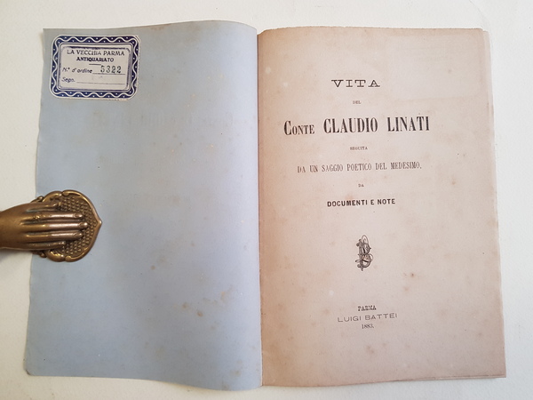 Vita del Conte Claudio Linati, seguita da un saggio poetico …