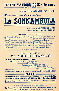 La sonnambula.