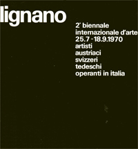 Lignano (UD). 2° biennale internazionale d’arte. 25.7-18.9.1970.