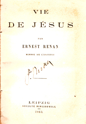 Vie de Jesus.