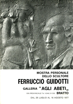 Mostra personale dello scultore Ferruccio Guidotti (Bergamo 1921-2012).