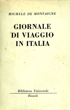 Giornale di viaggio in Italia.