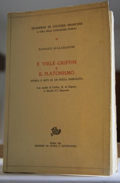 F. Vielé - Griffin e il Platonismo Storia e miti …