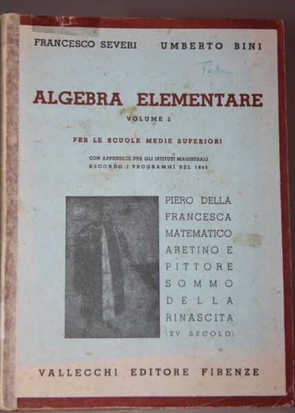 Algebra Elementare vol 1