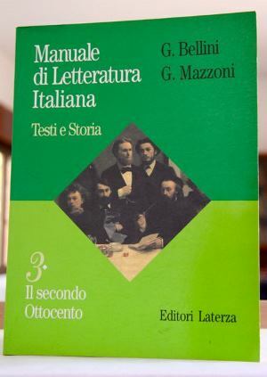 Manuale di letteratura italiana Il Secondo Ottocento Testi e storia …