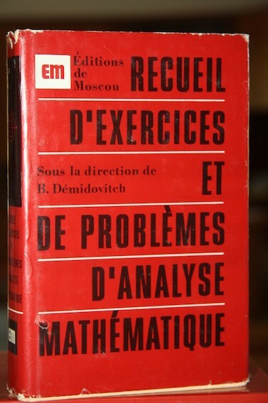 Recueil d’Exercices et de Problèmes d’Analyse Mathématique Broché