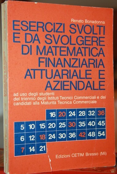 Esercizi svolti e da svolgere di matematica finanziaria attuariale e …