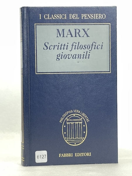 scritti filosofici giovanili