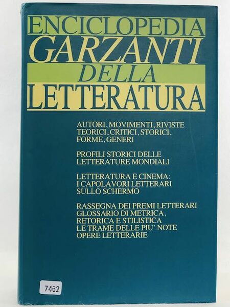 Enciclopedia Garzanti della Letteratura.