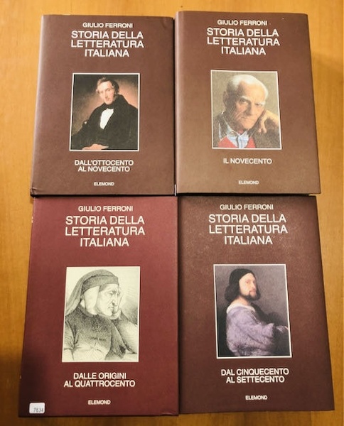 Storia della letteratura Italiana. 4 volumi