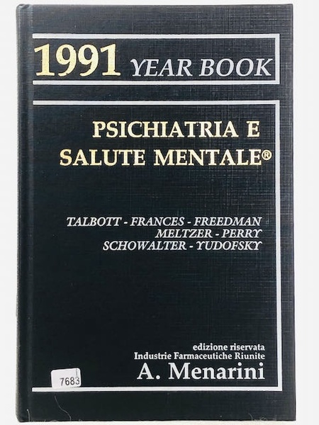 1991 Year Book - Psichiatria e Salute Mentale