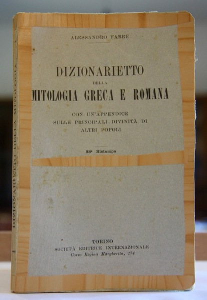 Dizionarietto della Mitologia Greca e Romana