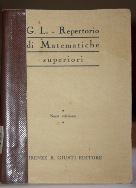 Repertorio di matematiche superiori