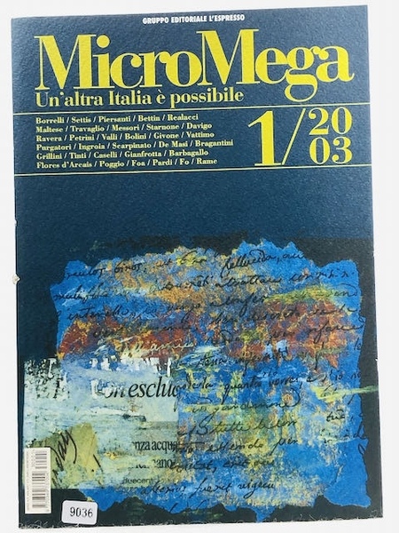 MicroMega 1/2003 - un'altra Italia è possibile