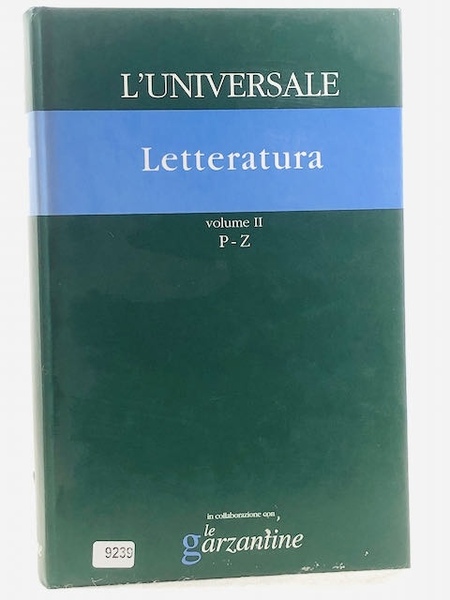 L’UNIVERSALE - LETTERATURA 2 volumi - A-O : P-Z