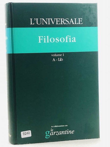 L'Universale Filosofia volume 1° A-Lib