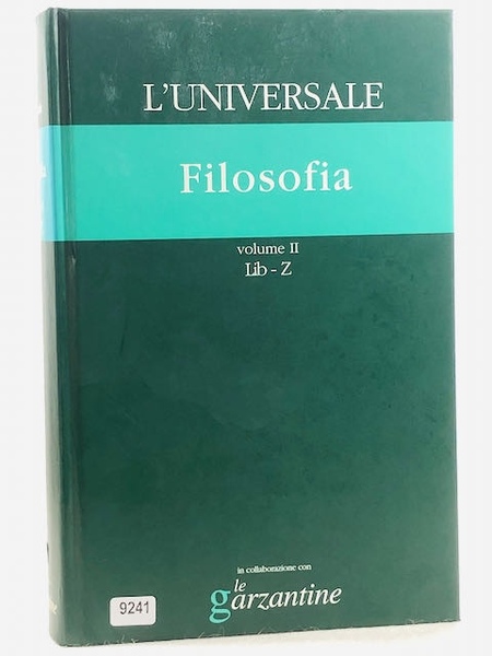 L'Universale Filosofia volume 2° - Lib-Z