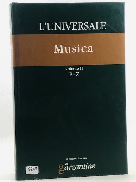 L'universale - Musica 2 volumi - Vol I (a-o) Vol …