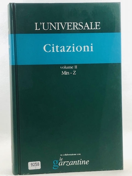 L'universale Citazioni vol 2° Min-Z