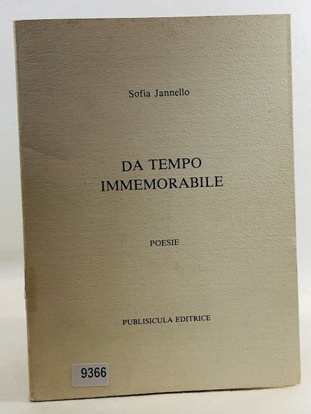 Da Tempo Immemorabile - Poesie