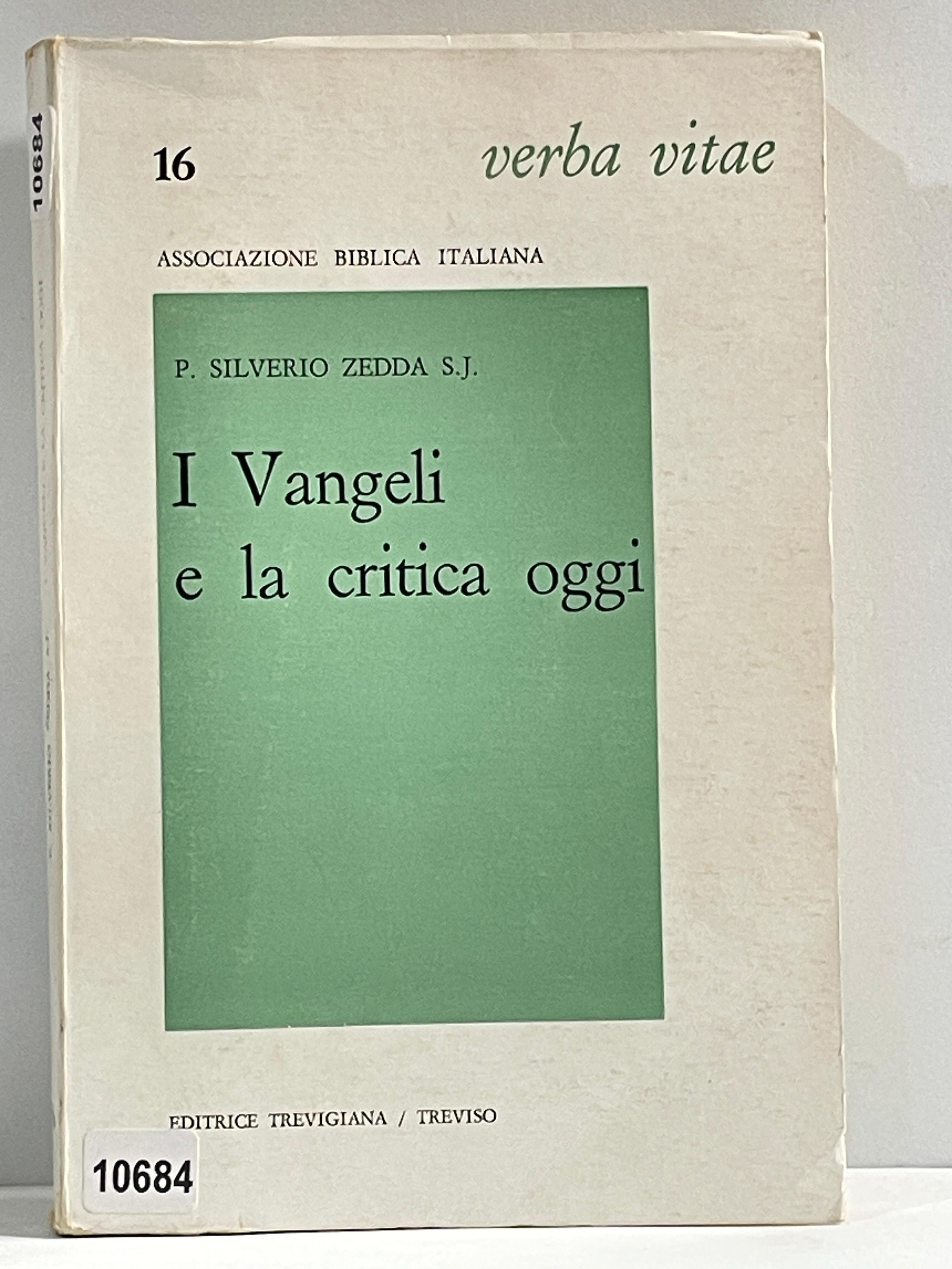 Associazione Biblica Italiana - I Vangeli e la critica Oggi