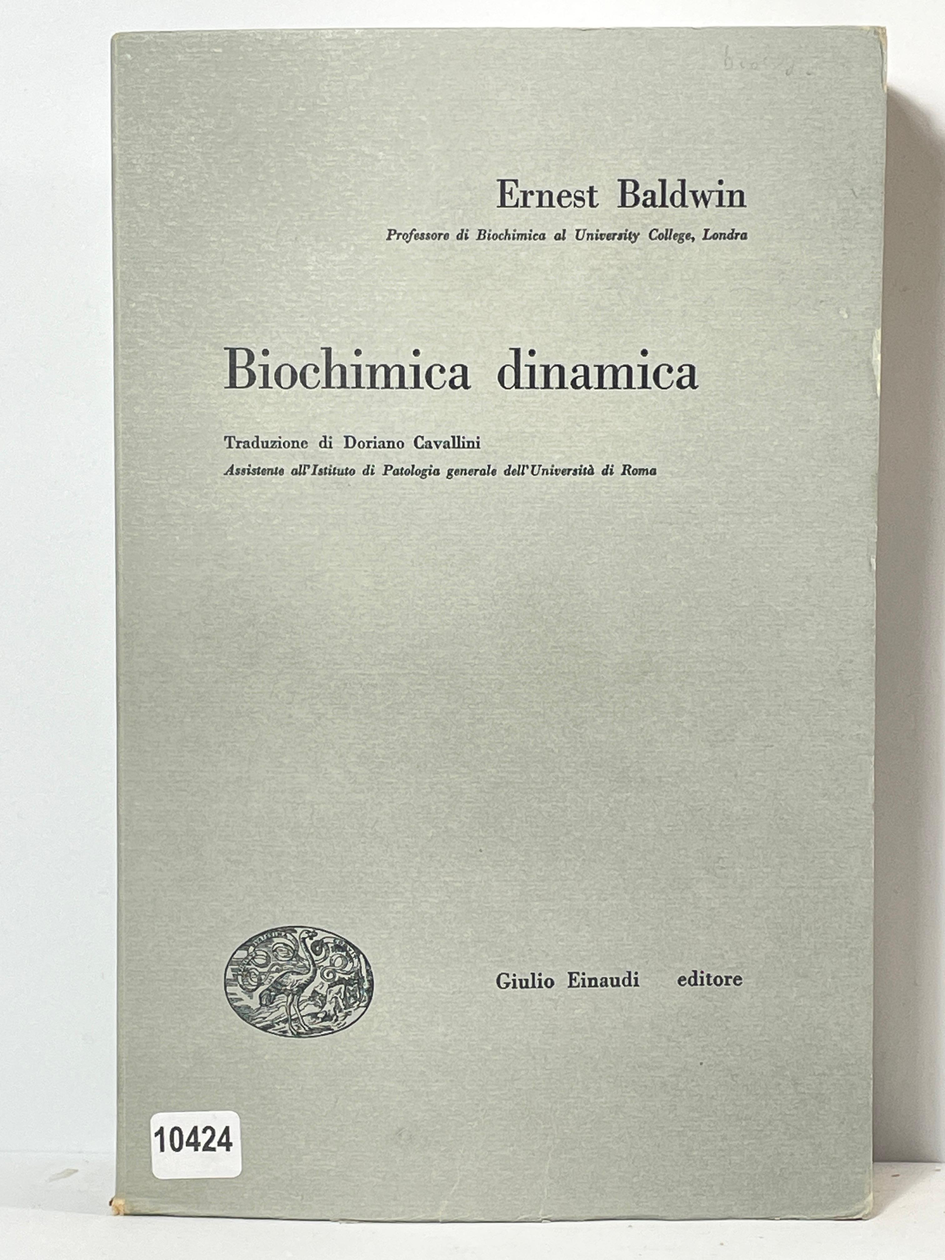 Biochimica dinamica