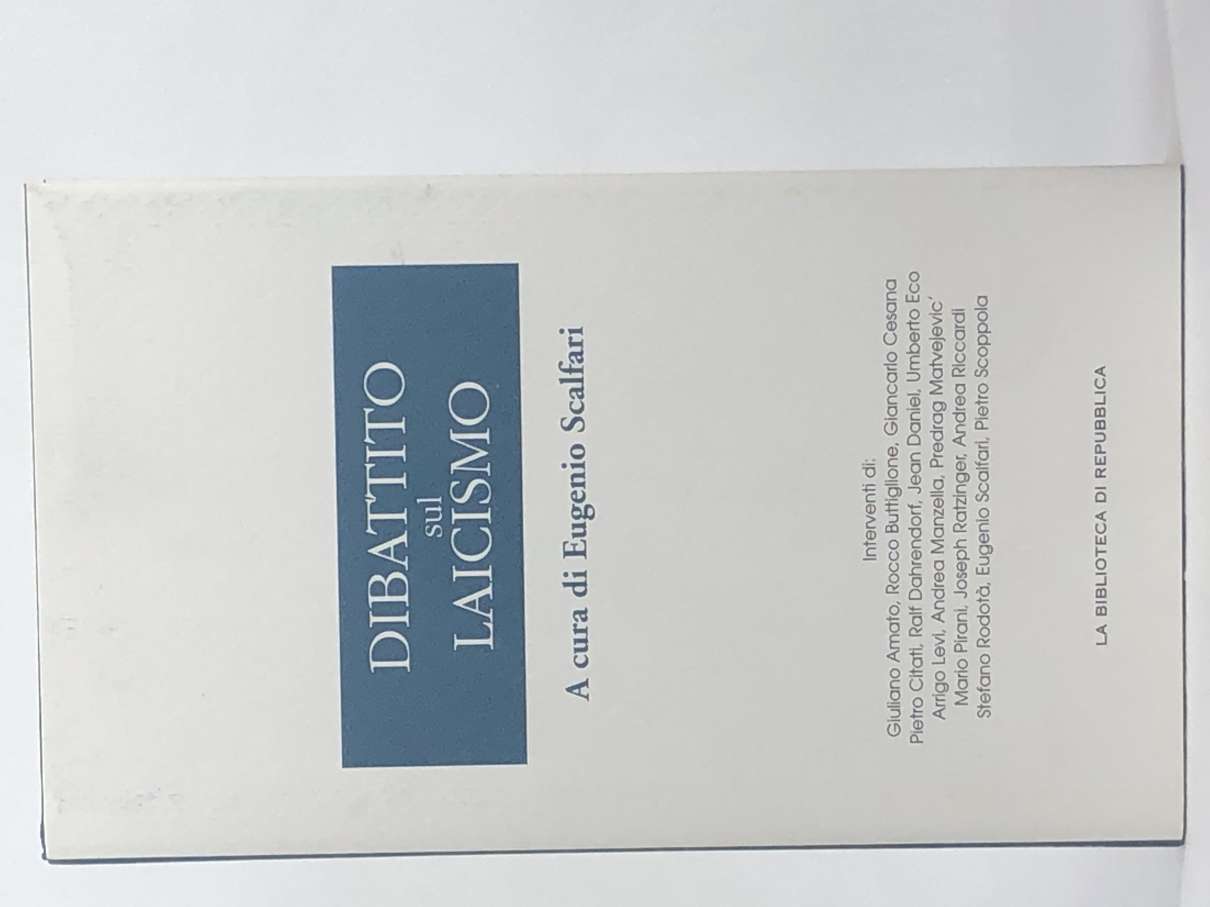 DIBATTITO SUL LAICISMO