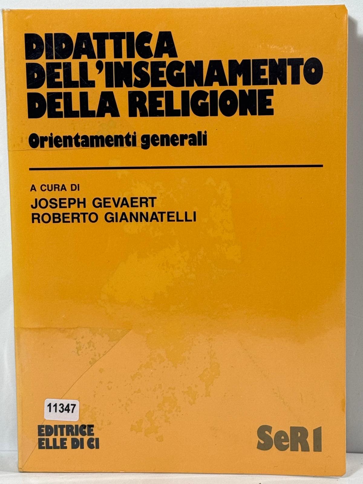 Didattica dell'insegnamento della Religione - Orientamenti generali