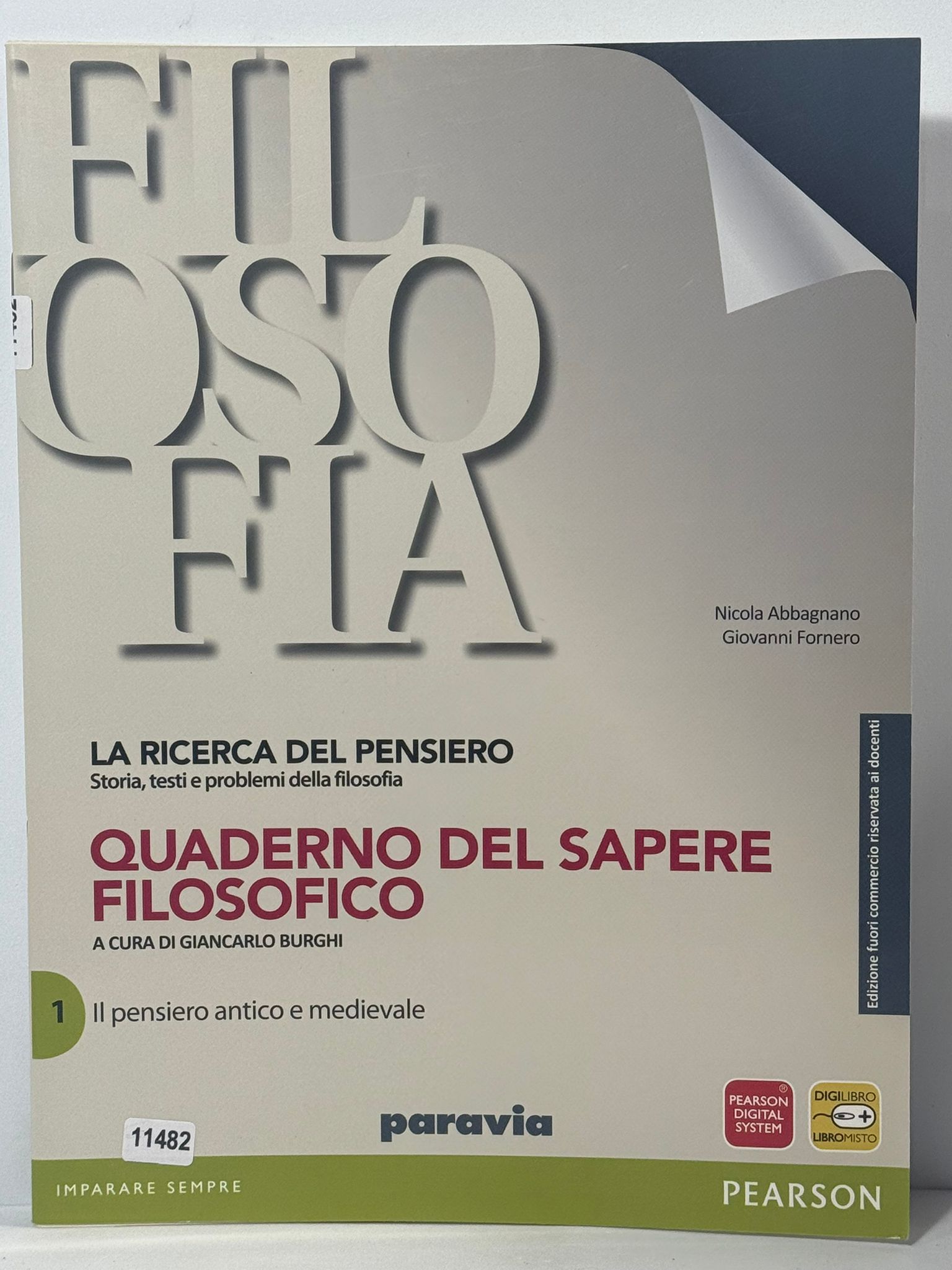 Filosofia - La ricerca del Pensiero - Storia, testi e …