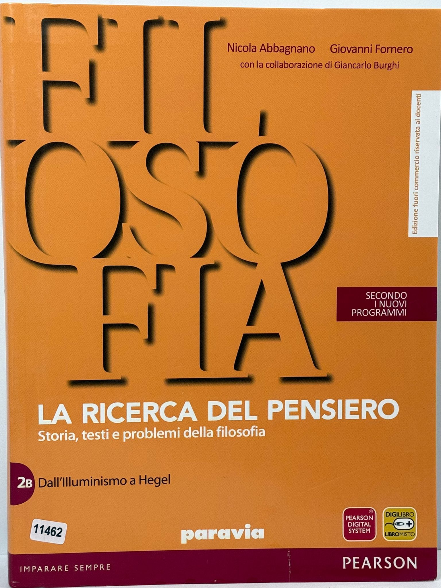 Filosofia - La ricerca del Pensiero - Storia, testi e …