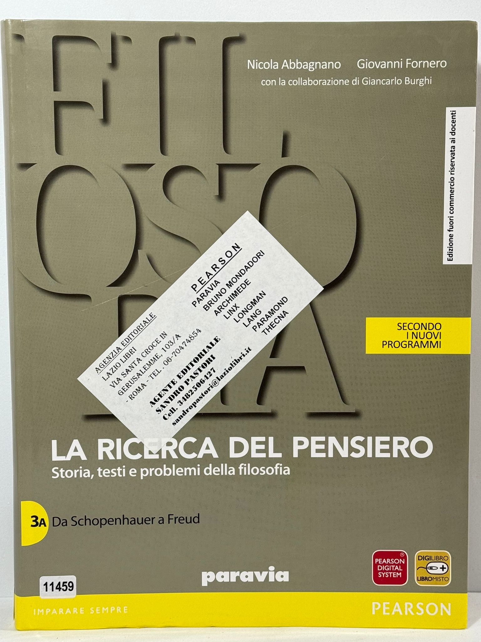 Filosofia - La ricerca del Pensiero - Storia, testi e …