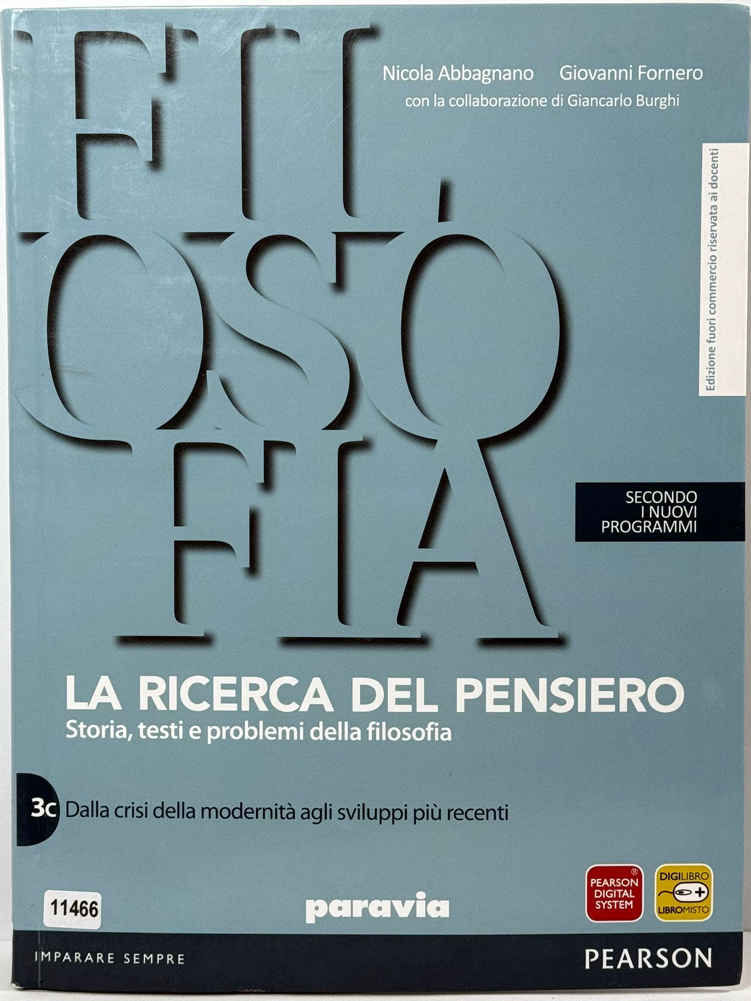 Filosofia - La ricerca del Pensiero - Storia, testi e …