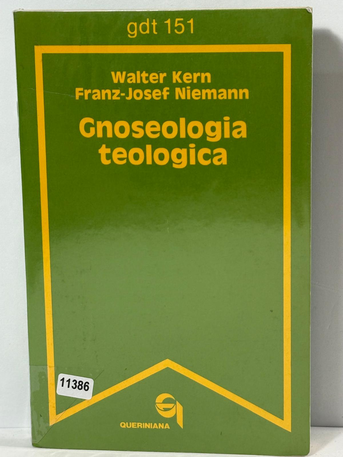 Gnoseologia teologica Teologica