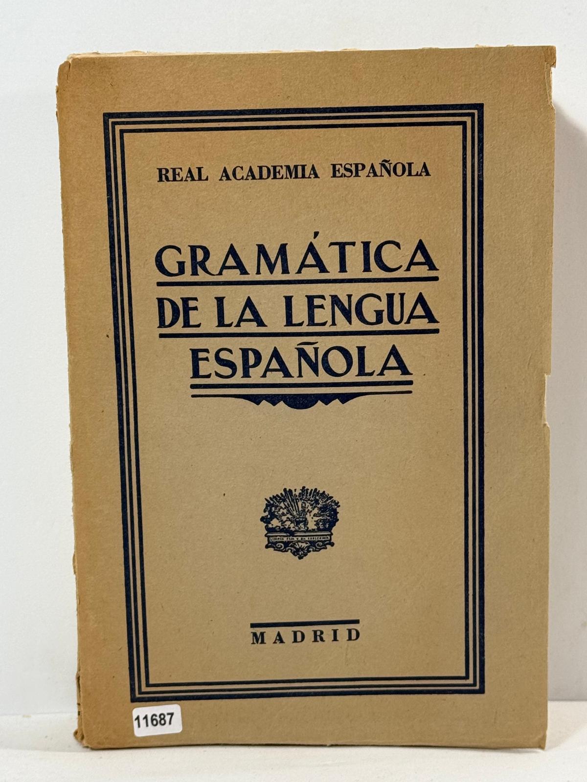 Gramatica de la Lengua Espanola