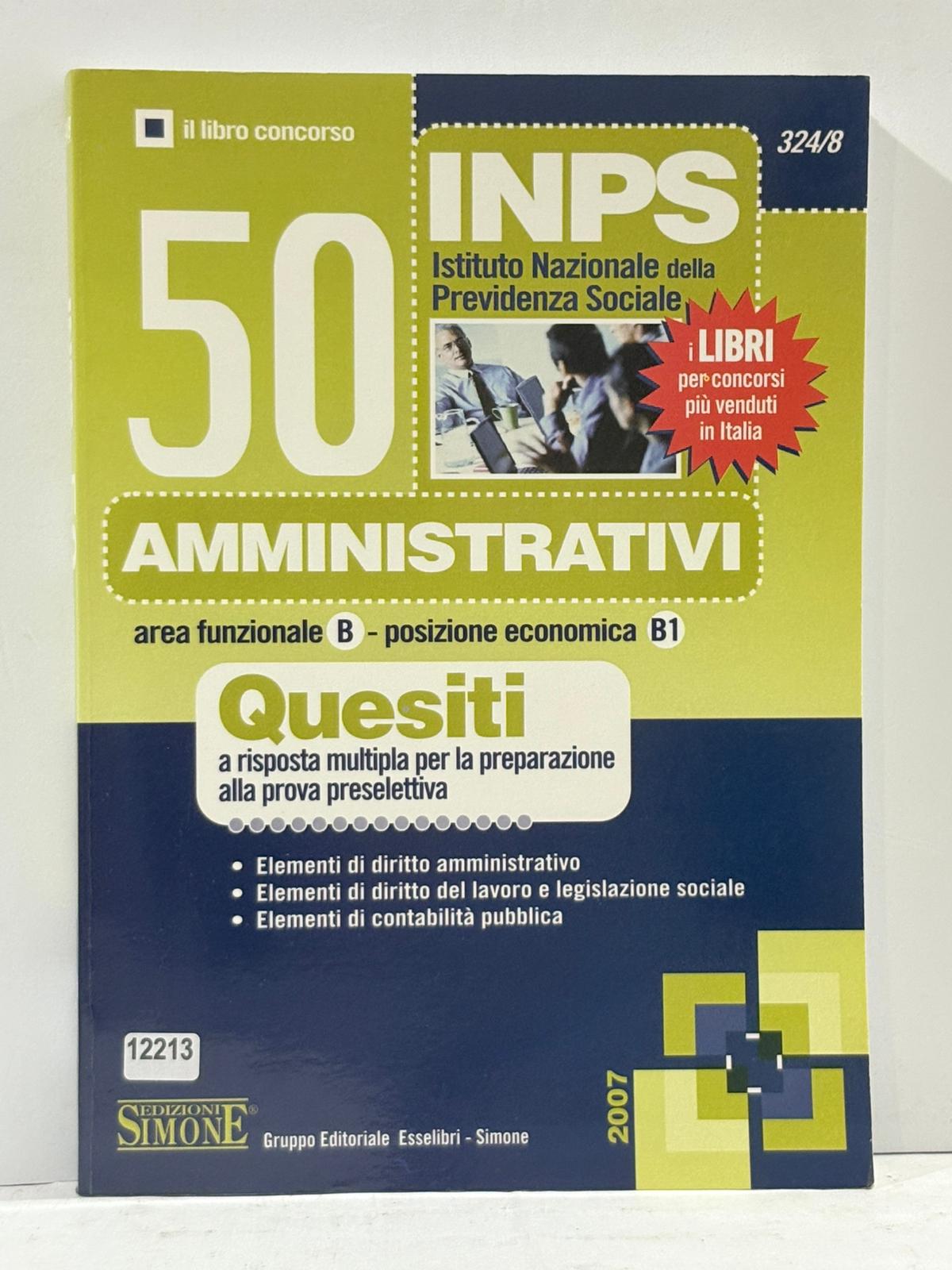 Il libro concorso 50 ( Amministrativi ) area funzionale B- …