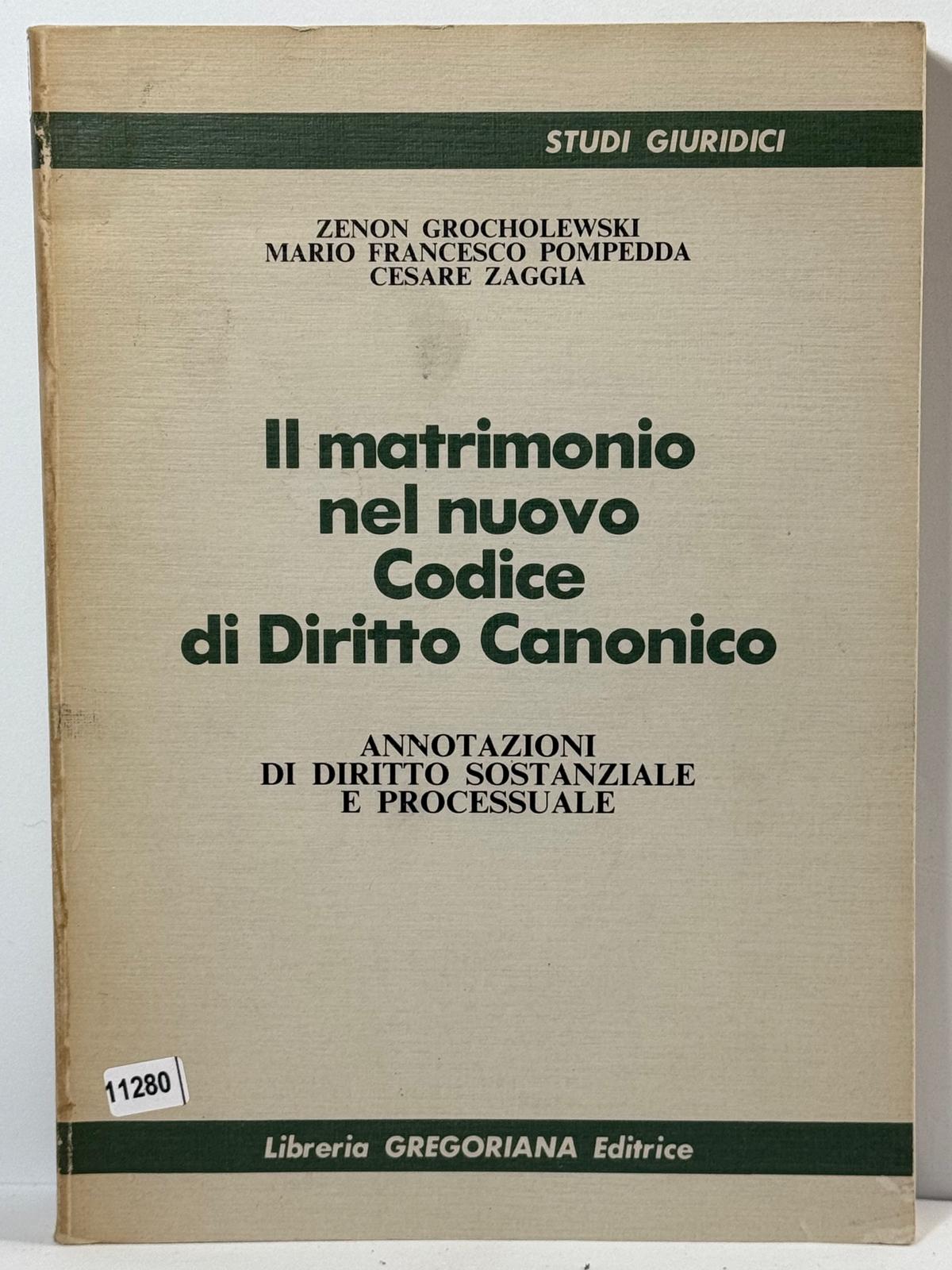 Il Matrimonio nel nuovo codice di Diritto Canonico - Annotazioni …